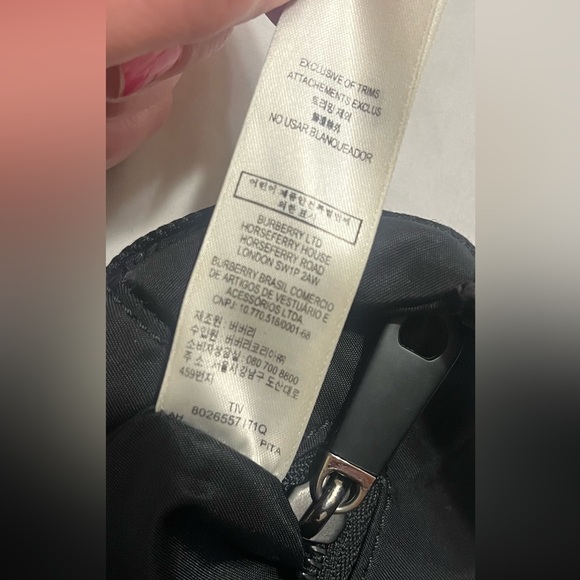 Authentic Burberry Vintage Black Beige Check Bum Belt Bag Crossbody Mens Women’s - Picture 6 of 16